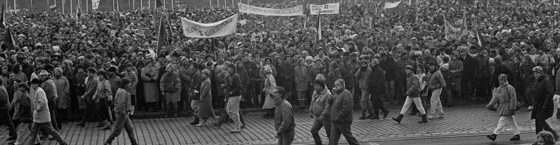 Historic protest crowd