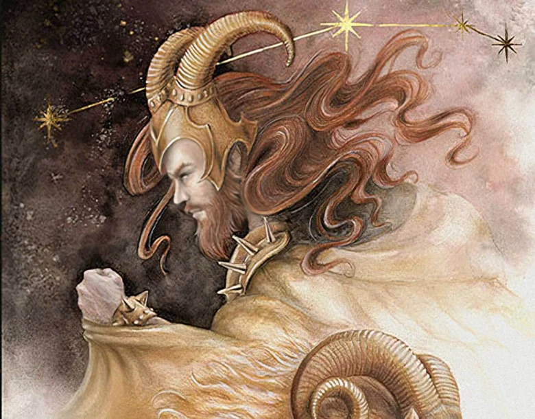 Aries zodiac sign figure