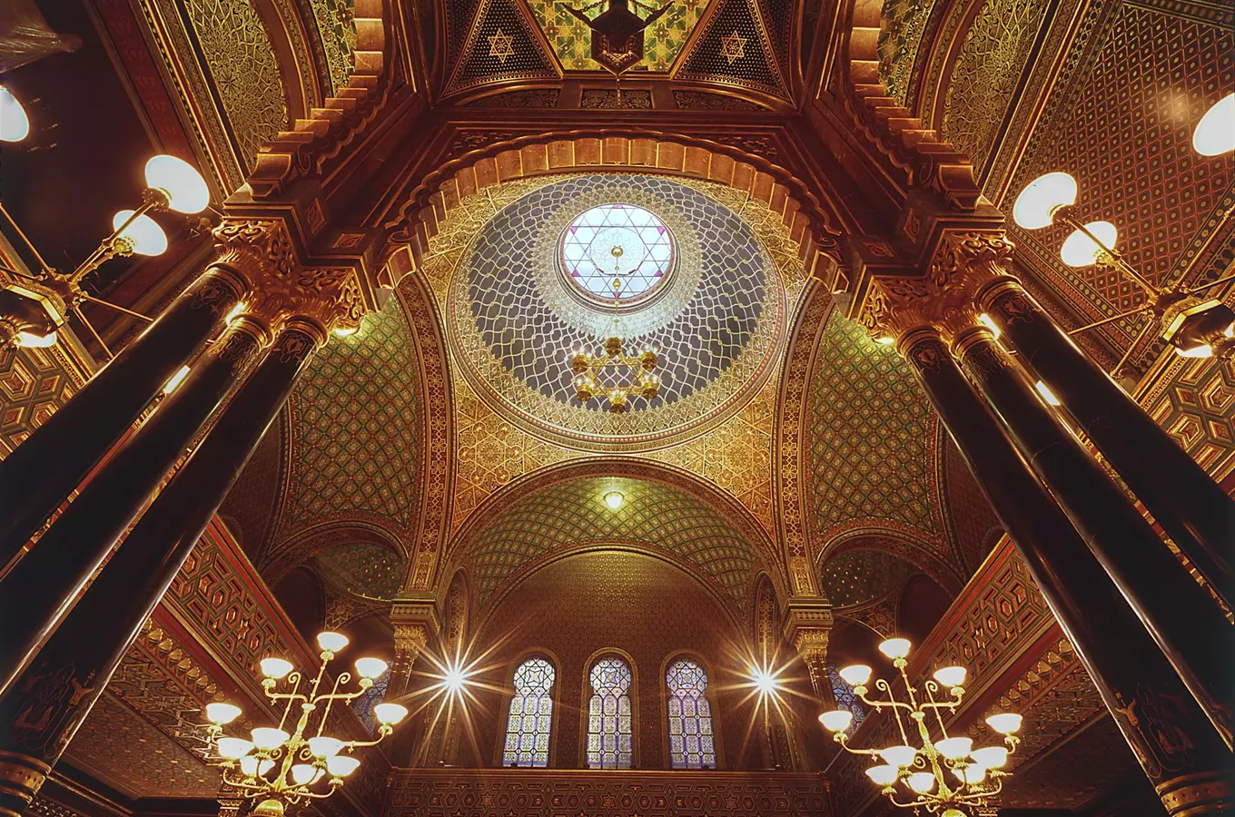 Interior of a synagogue