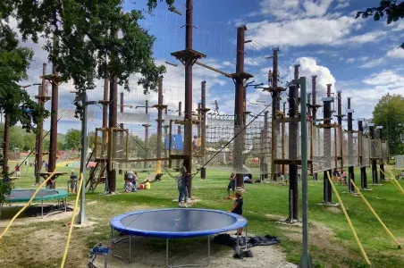 Outdoor adventure playground