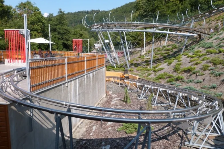 Roller coaster track