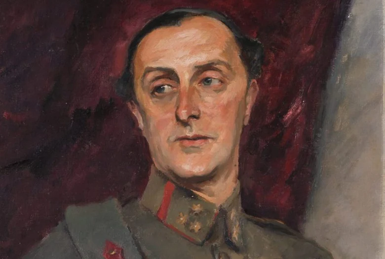 Portrét muže v uniformě z rodiny Kinských