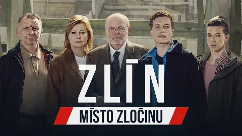 Hlavní herecké obsazení seriálu Stíny v mlze s nadpisem Zlín město zločinu